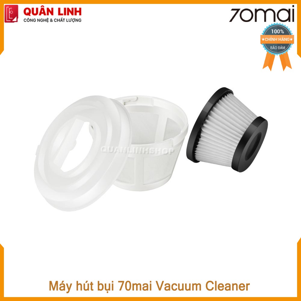 Máy hút bụi cầm tay 70mai Vacuum Cleaner Swift tích hợp pin dung lượng 4000mAh, công suất 80W