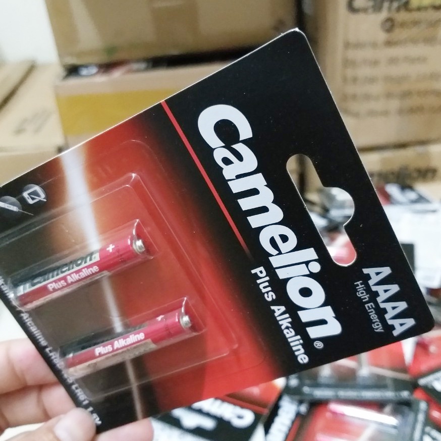 [CHÍNH HÃNG] Pin 4A Pin AAAA Plus Alkaline (1,5V) Camelion, Pin 4A LR8D425 LR61 (2 viên/ vỉ)