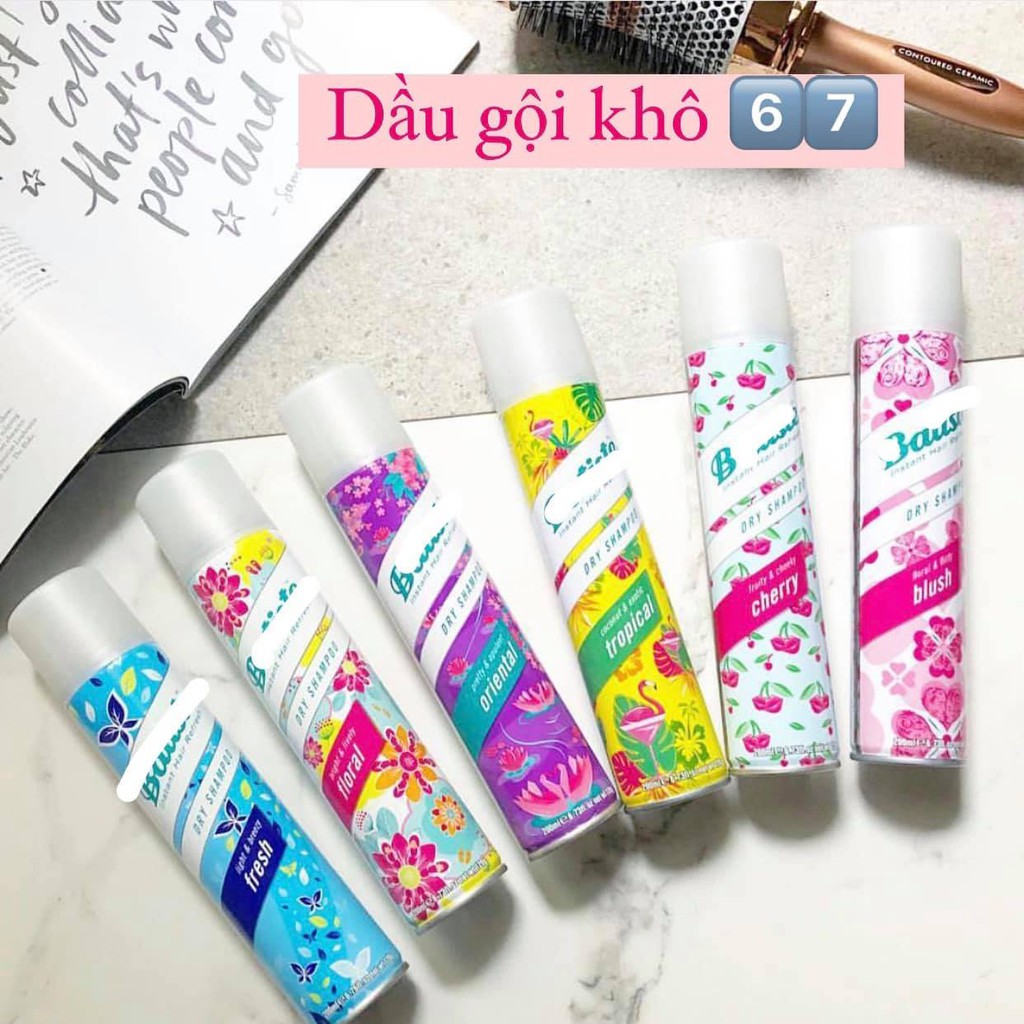 Dầu Gội Khô Batiste Dry Shampoo 50-200ml