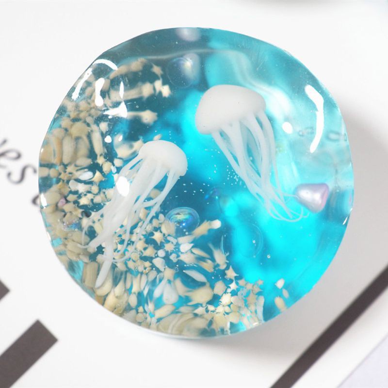 Mô Hình Sứa Biển Mini Bằng Nhựa Resin Dùng Trang Trí Diy