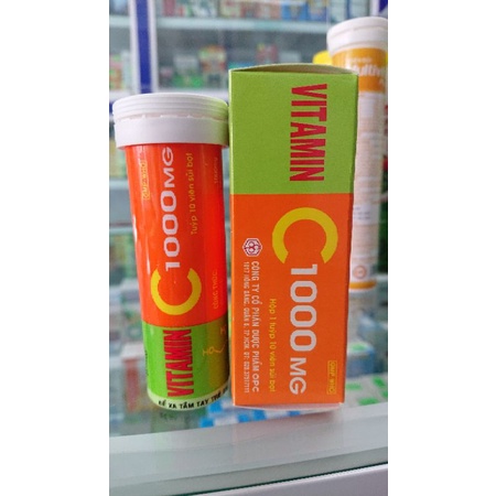 Vitamin C sủi 1000mg TĂNG CƯỜNG ĐỀ KHÁNG, ĐẸP DA