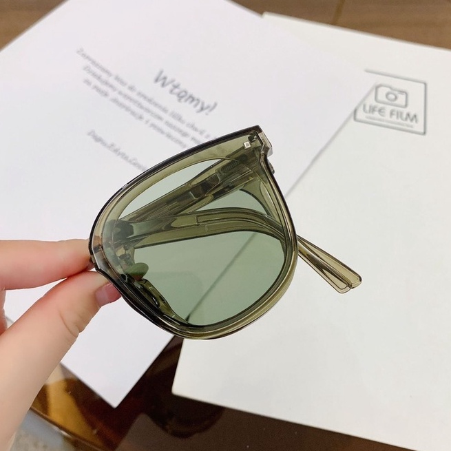 Mắt Kính Thời Trang Kính Râm Form Vuông Gọng Gấp 638 Bản Rộng Phong Cách Ulzzang - Hazo