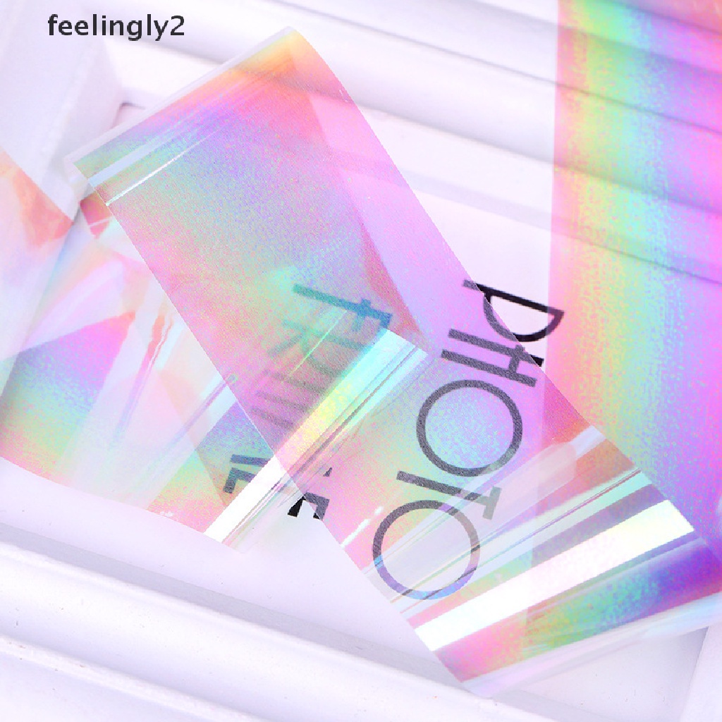 Sticker Dán Móng Nghệ Thuật Họa Tiết Sọc Dọc Lấp Lánh Kích Thước 100x4cm