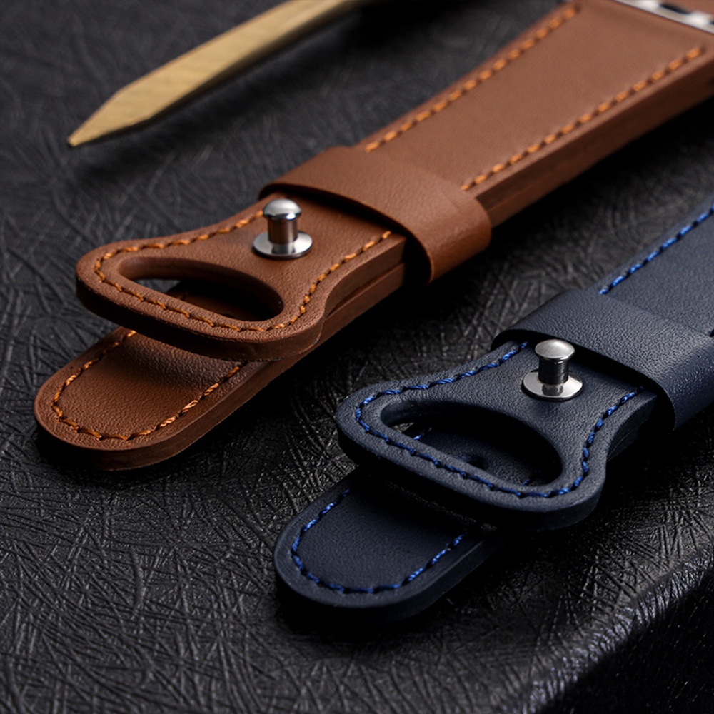 Dây Đeo Da Bò 100% Cho Đồng Hồ Thông Minh Apple Watch 7 6 SE 5 4 45/44/42mm 38/40/41mm