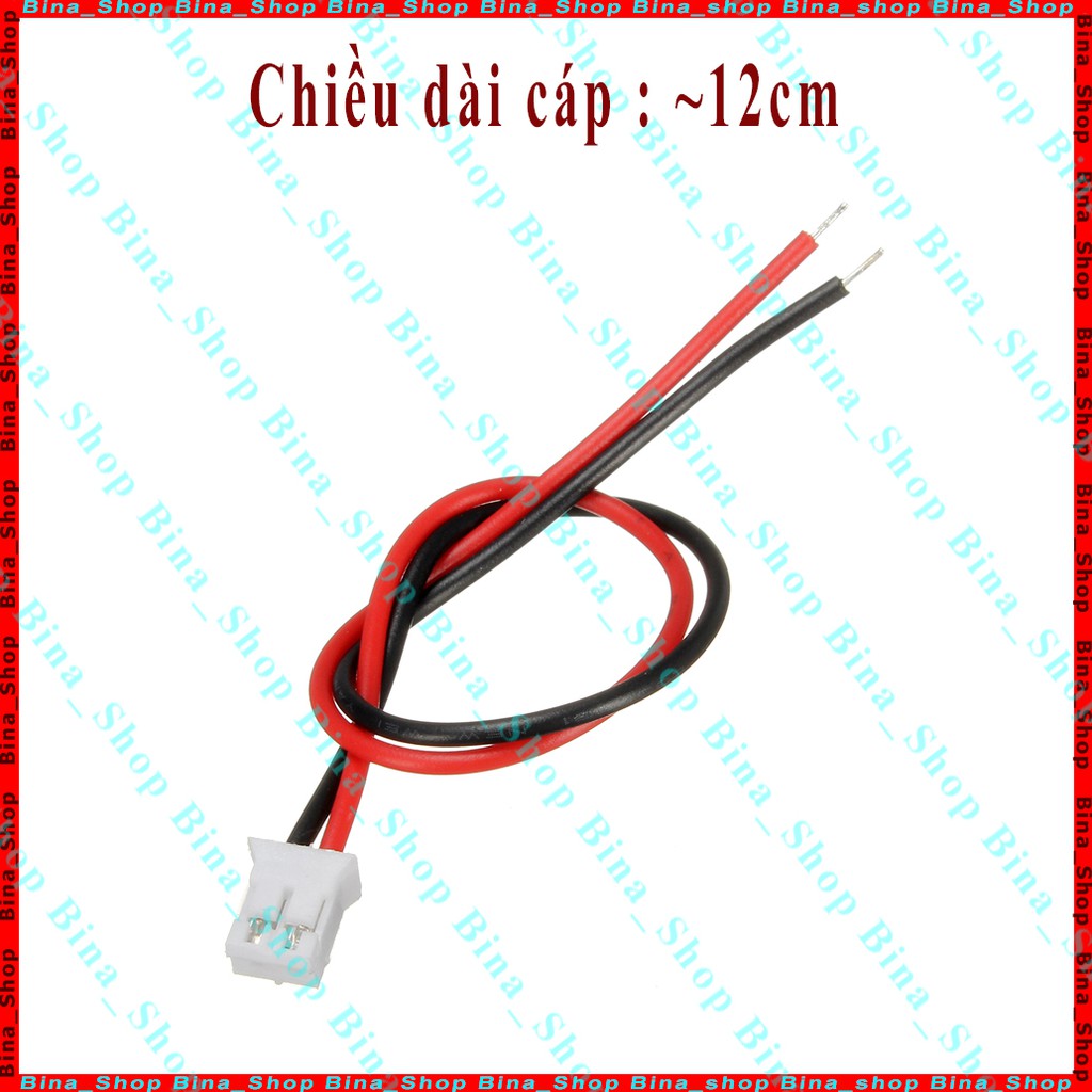 Cáp Micro JST PH 2.0 12cm kèm đầu nối 2P