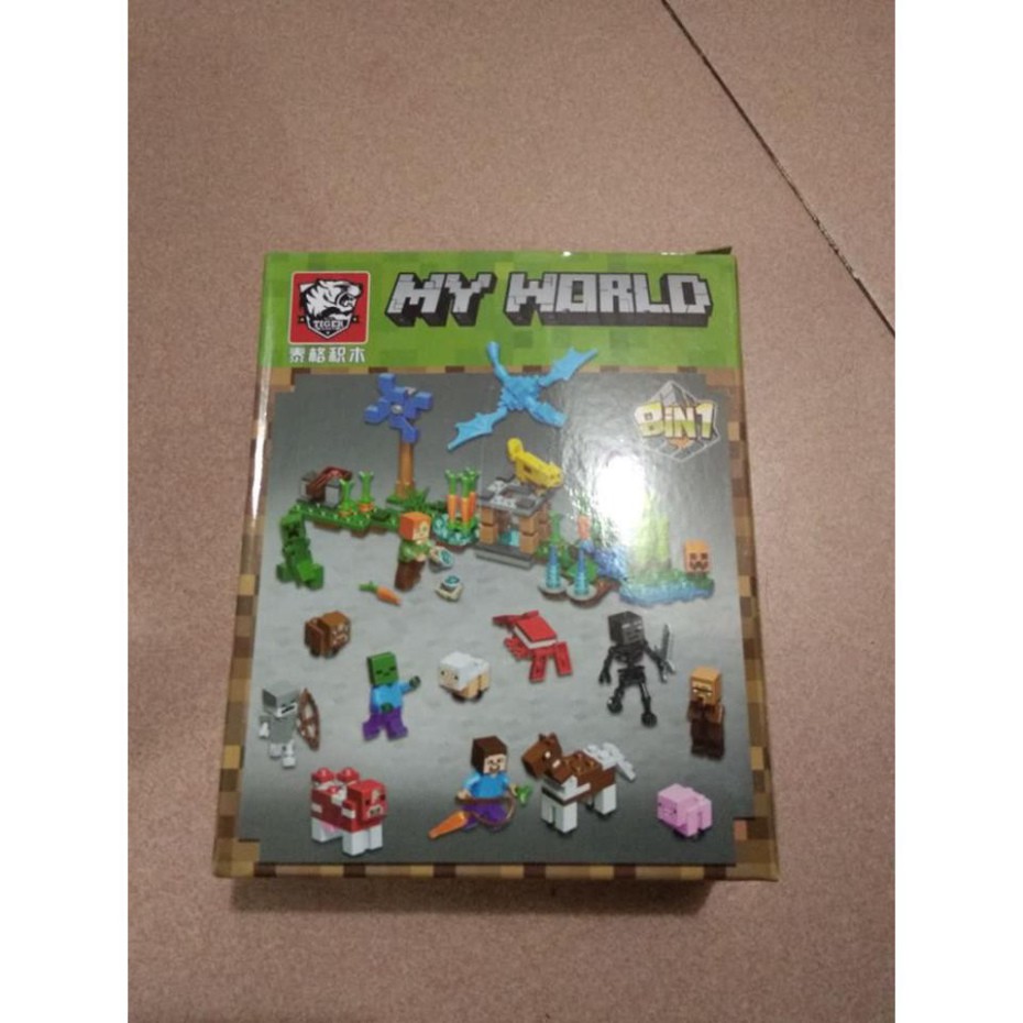 Bộ đồ chơi xếp hình Lego minecraft My World