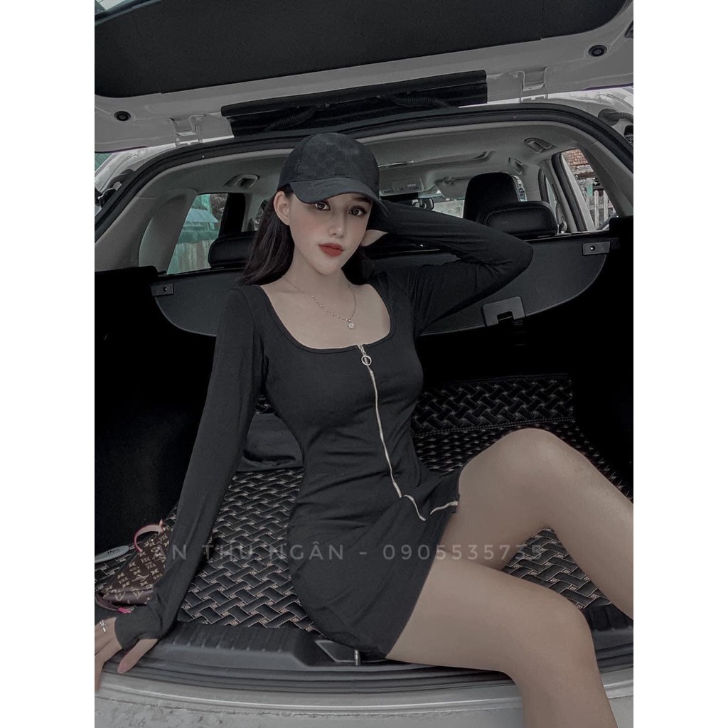 VÁY ĐẦM ÔM BODY TÔN DÁNG KÉO KHÓA CHO NỮ | BigBuy360 - bigbuy360.vn