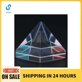 Lăng Kính Quang Học K9 Hình Kim Tự Tháp Nhiều Màu
