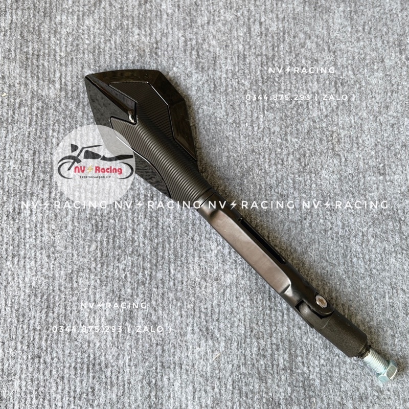 Kính chiếu hậu 5 cạnh Highlight chân 10ly thuận