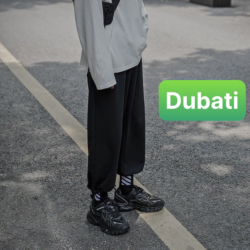 QUẦN JOGGER THỂ THAO NAM NỮ ỐNG BO HỌA TIẾT TRƠN PHONG CÁCH SANG CHẢNH VIP- DUBATI FASHION