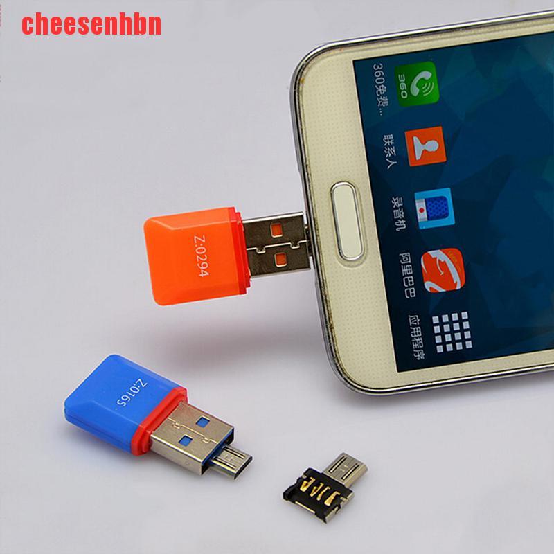 [cheesenhbn]2X Micro USB Male to USB Female OTG Adapter Converter For Android Tablet Phone