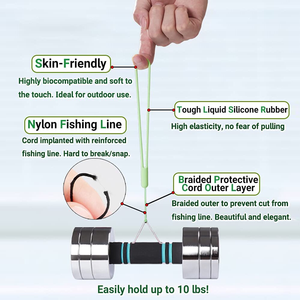 Dây Đeo Điện Thoại Bằng Silicone Nhiều Màu Chống Thất Lạc