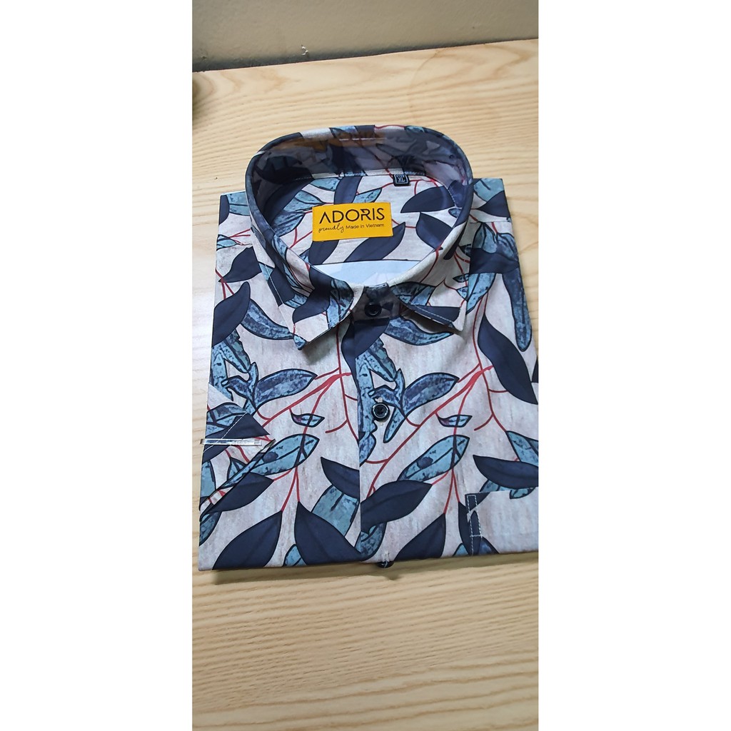 Áo Sơ Mi Nam Họa Tiết Hoa Lá Cuban Shirt OT13 Tay Ngắn  Áo Sơ Mi Nam Đẹp Chất Lụa Đũi Cao Cấp Thoáng Mát Không Nhăn | BigBuy360 - bigbuy360.vn