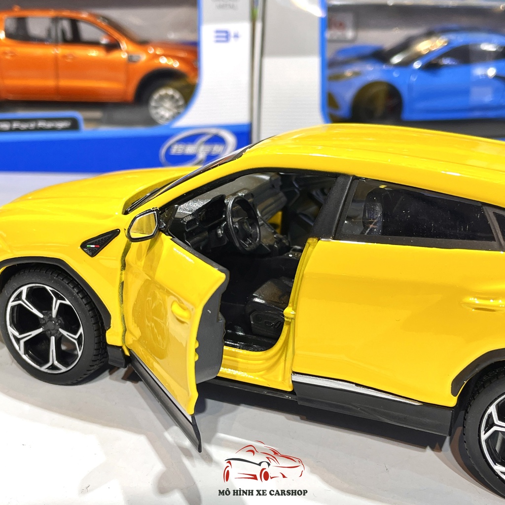 Mô hình xe hợp kim Lamborghini Urus - SUV tỉ lệ 1:24 hãng Maisto màu vàng