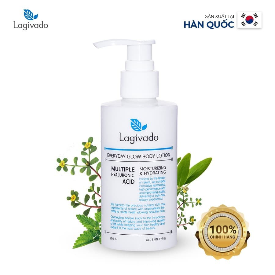 [ TẶNG 2 MIẾNG MẶT NẠ ] Kem dưỡng da toàn thân Body Lagivado 200ml | BigBuy360 - bigbuy360.vn