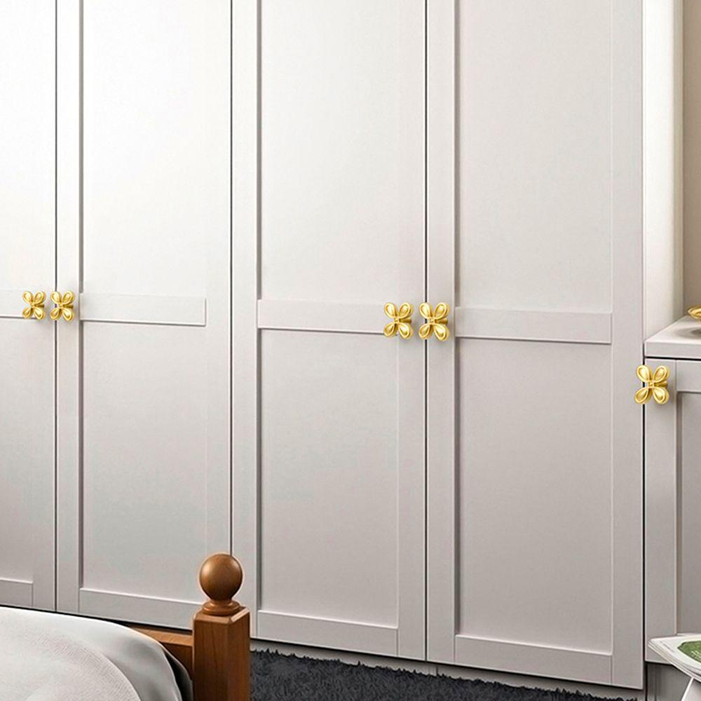 Tay Nắm Cửa Tủ Hình Bông Hoa Độc Đáo Tiện Dụng Cho Nhà Bếp