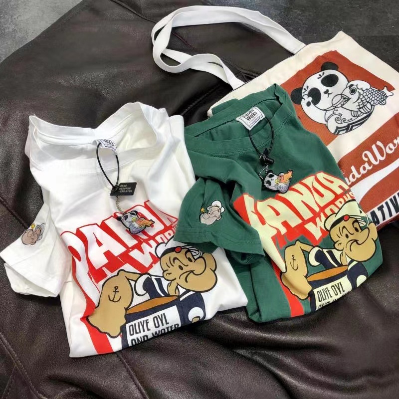 NRVP Áo thun cổ tròn ngắn tay thời trang mùa hè Hàn Quốc 2022 dành cho nữ