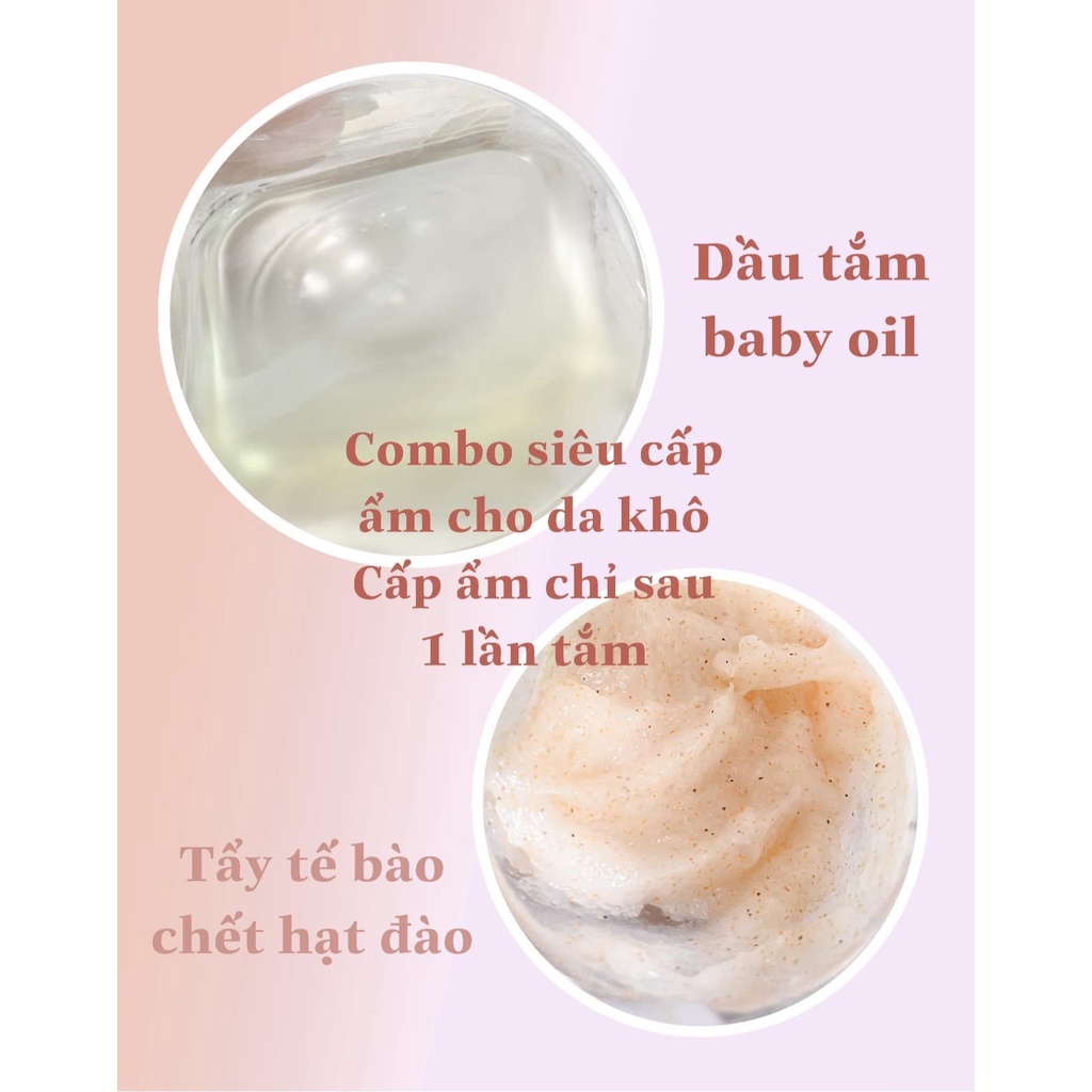 BODY SCRUB - TẨY TẾ BÀO CHẾT TINH DẦU VỎ CAM x HẠT ĐÀO XAY NHUYỄN