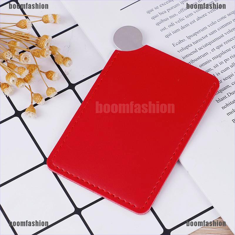 Gương Trang Điểm Dạng Thẻ Bằng Thép Không Gỉ Không Vỡ Tiện Lợi Khi Đi Du Lịch