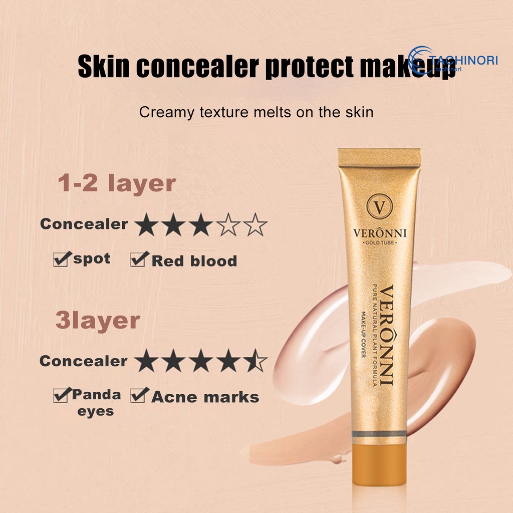 Kem nền dạng lỏng TACH 30ml che khuyết điểm chống thấm nước | BigBuy360 - bigbuy360.vn