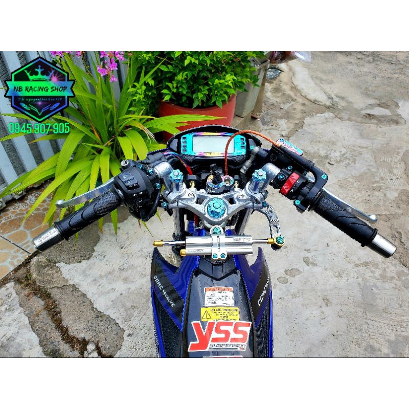 Cùm Ex Cho Satria Raider Sonic Có Giắc Cắm Trợ sáng Tắt Máy Tắt Đèn Passing.NB Racing Shop