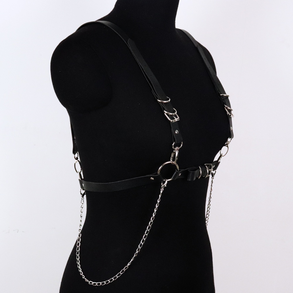 Đai Da Đeo Thắt Lưng Có Thể Điều Chỉnh Phong Cách Gothic Quyến Rũ Cho Nữ