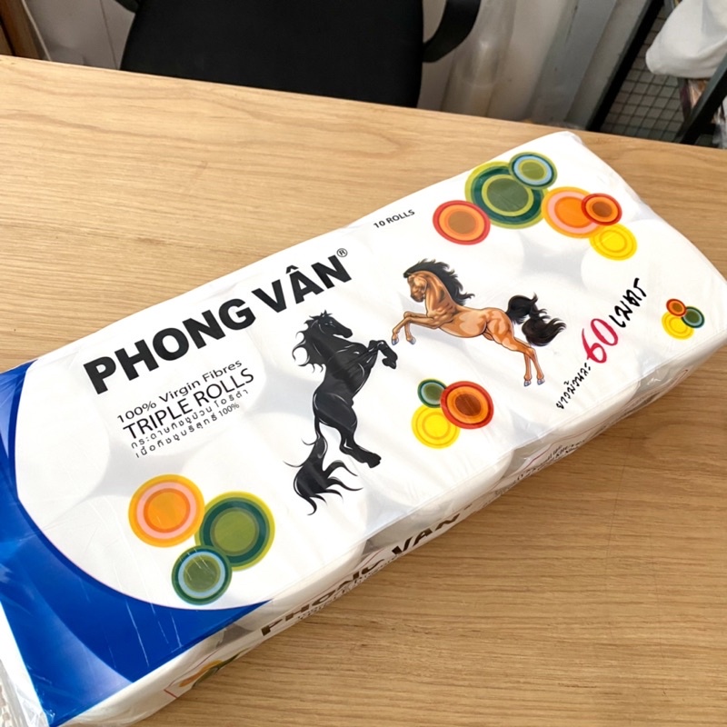 Giấy Vệ Sinh Phong Vân 10 Cuộn Siêu Dai