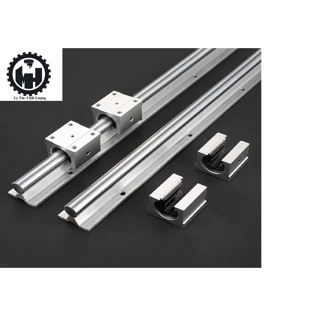 Thanh trượt tròn có đế SBR20 Dài 1m HN & TPHCM