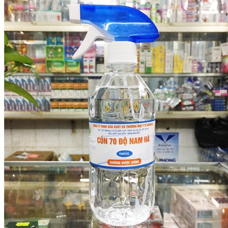 Cồn Y tế 70 Độ có vòi xịt   500Ml-1000ml