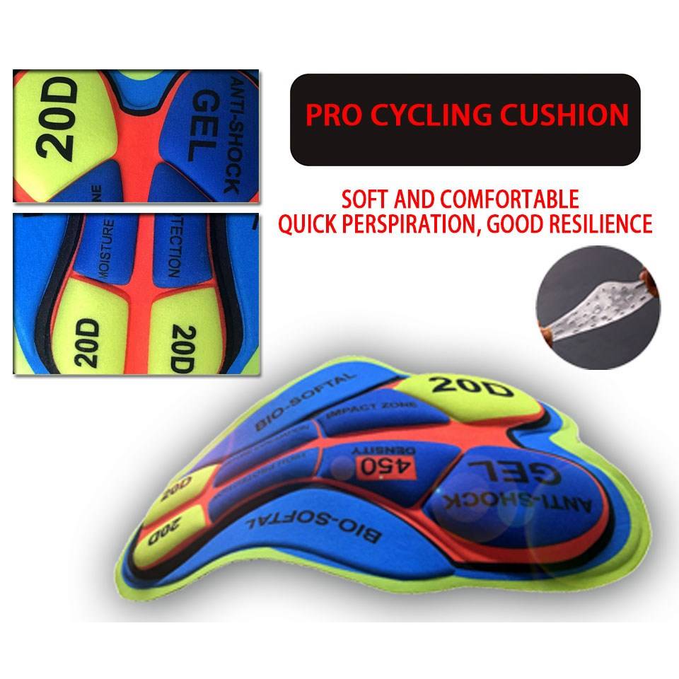 Quần short đi xe đạp 2022 có đệm gel 20D nhanh khô thoáng khí cho nam và nữ