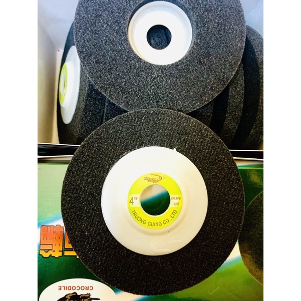 Nỉ xám cá sấu đánh bóng 4inch  hộp 10 cái