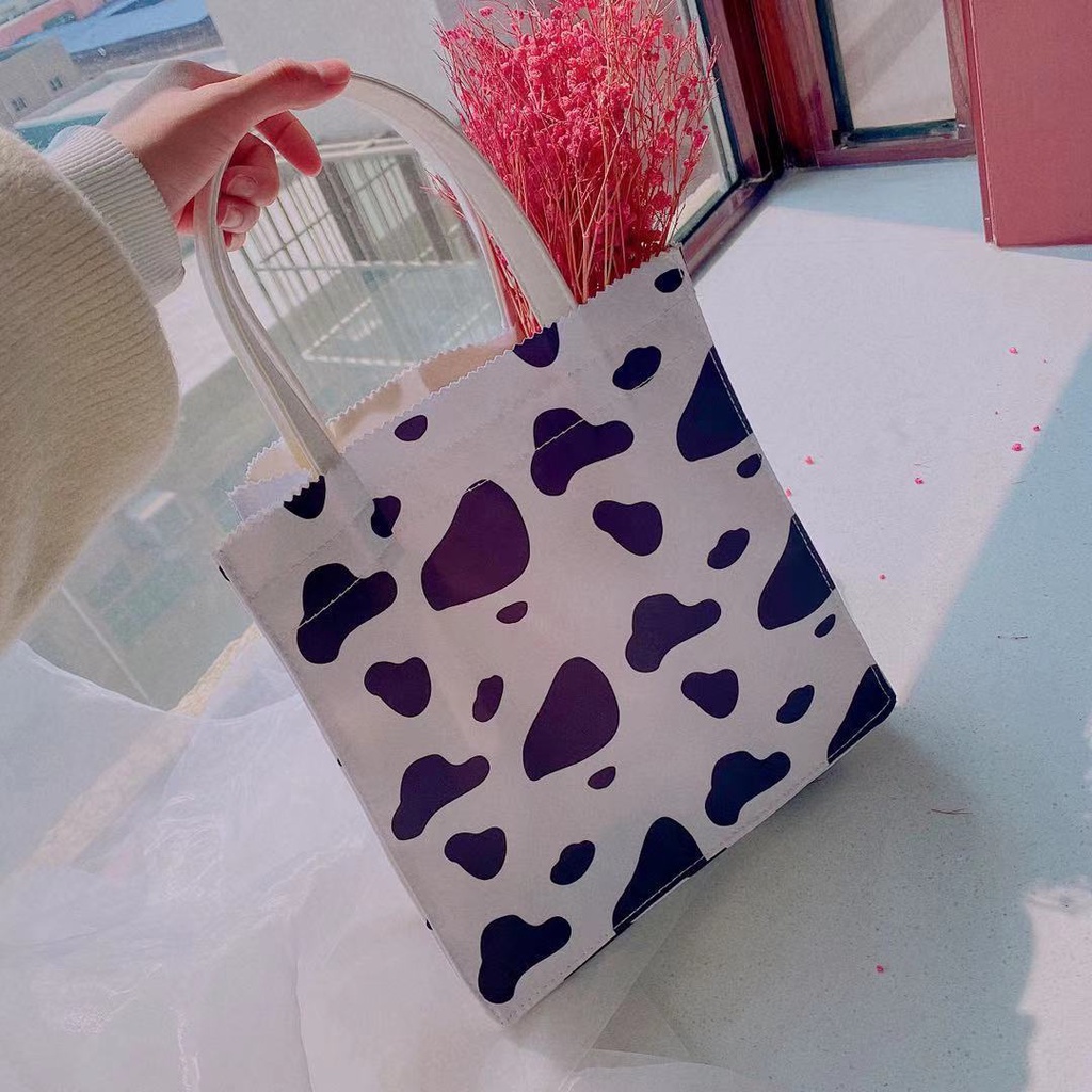 Túi Vải Canvas Mềm In Họa Tiết Phong Cách Harajuku Nhật Bản Cho Nữ