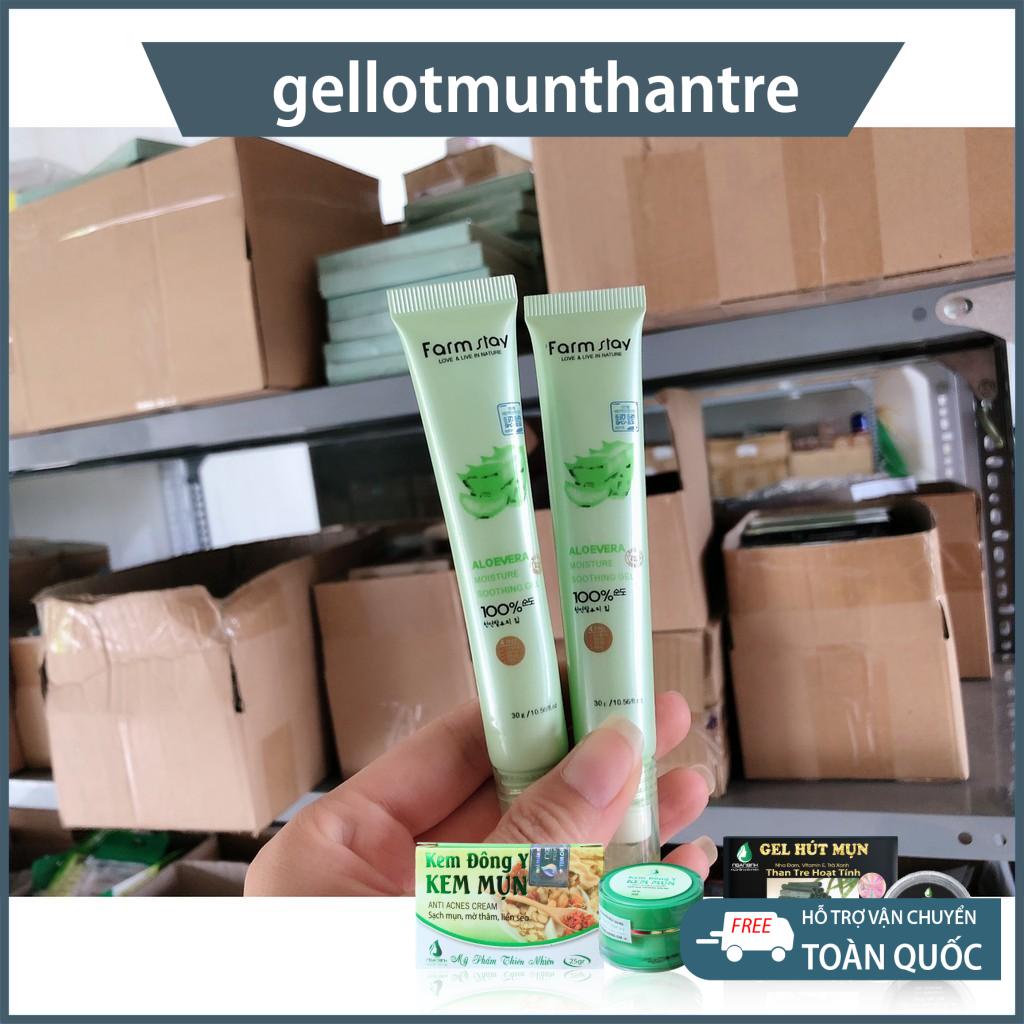 Lăn mắt lô hội,Tuýp gel lô hội lăn giảm thâm quầng mắt nha đam Aloe Vera100 %