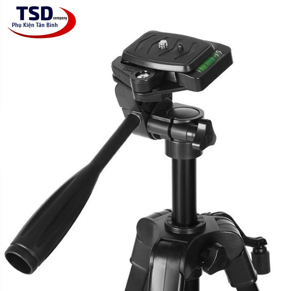 Tripod 3 Chân 3366 Cho Máy Ảnh, Điện Thoại Vật Liệu Hợp Kim Cao Cấp