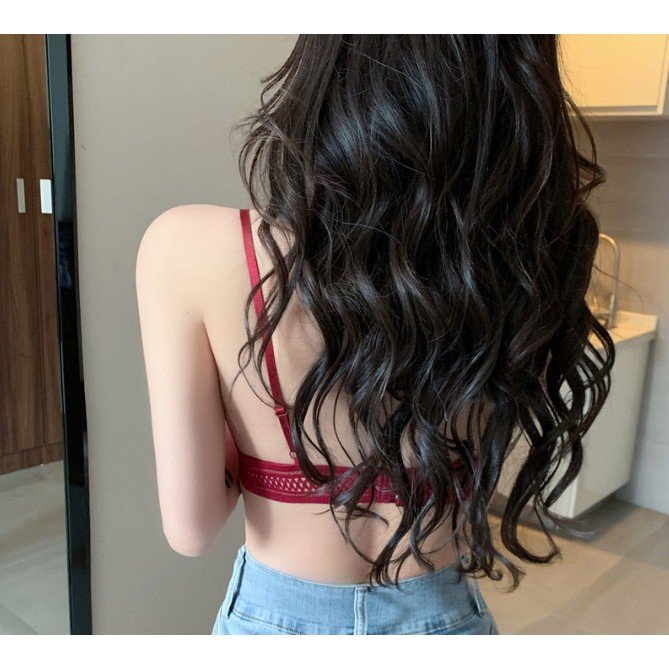 Áo bra không gọng mút mỏng, kiểu ren mặc như áo lót thông thường hoặc kết hợp kiểu gì cũng cực kỳ đẹp và nữ tính B7156