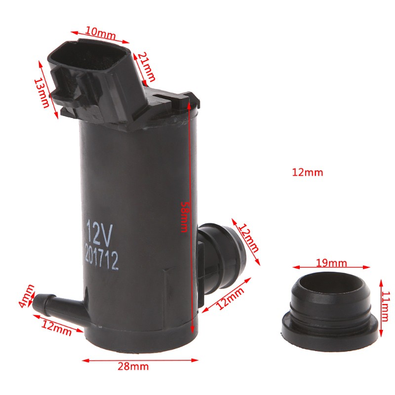 Bộ thiết bị bơm rửa xe hơi áp suất cao 12V 3.7A