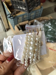 Set 5 kẹp tóc ngọc nhỏ xinh