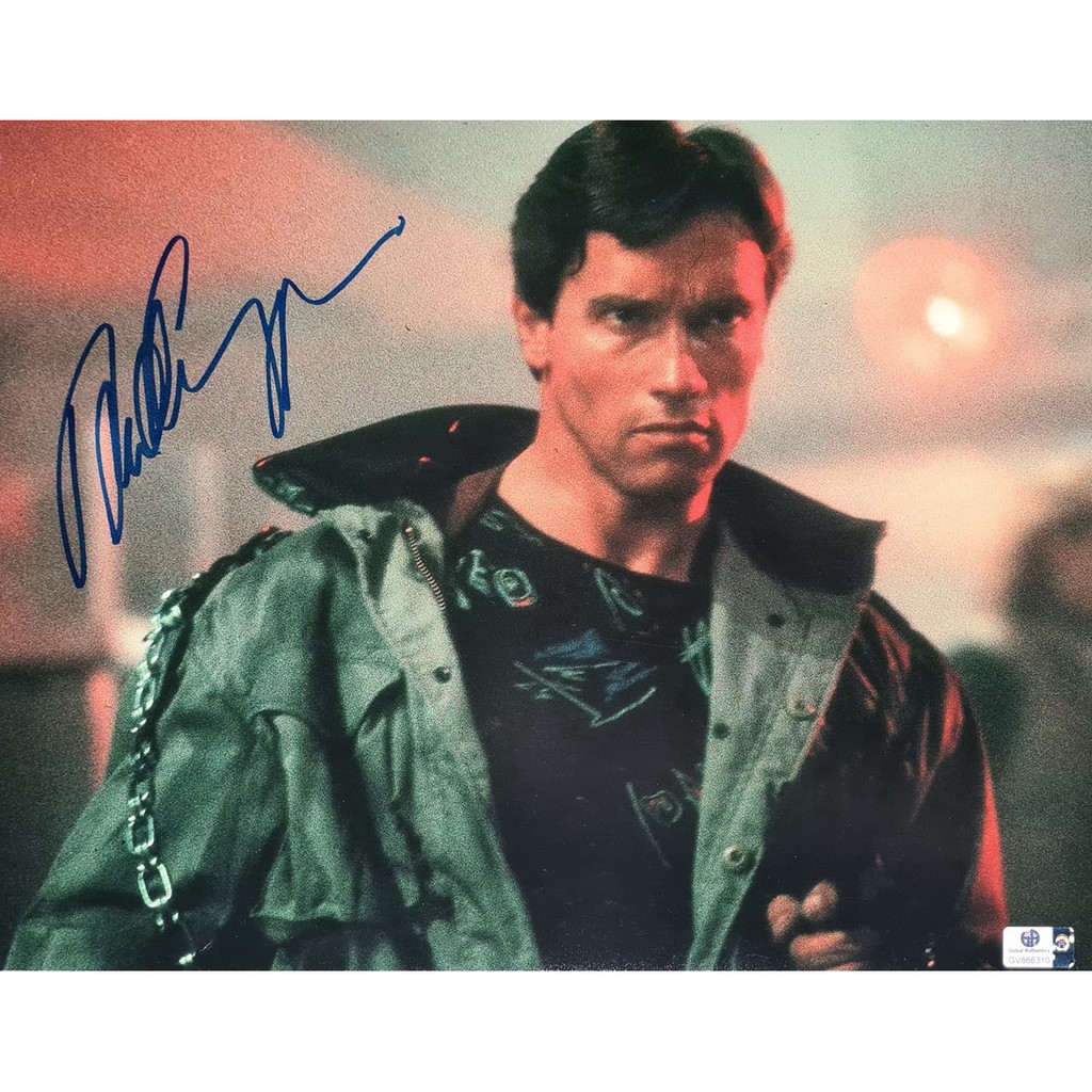 Chữ ký tay của Arnold Schwarzenegger (28x35cm) có chứng nhận