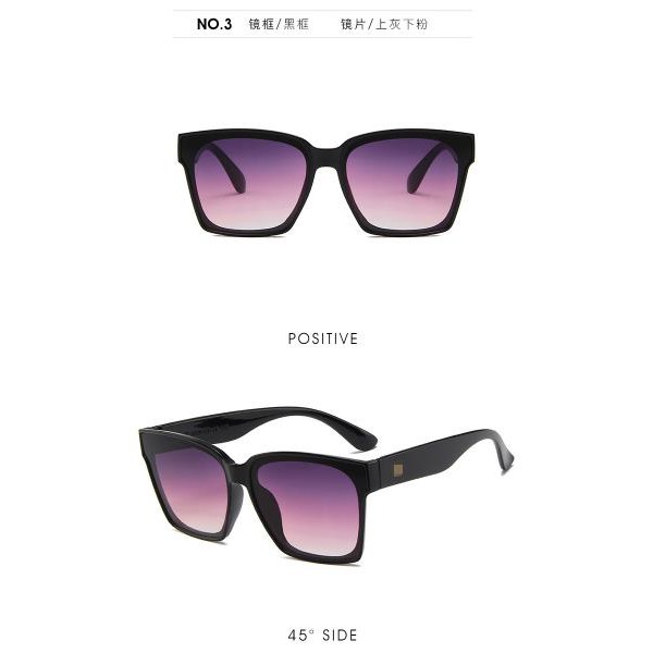 GD Fashion square sunglasses, ocean piece, retro sunglasses, Korean version of personality glasses, trendy all-match sun