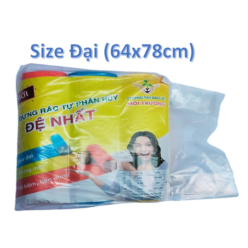 Túi Đựng Rác Màu 1kg Tự Hủy