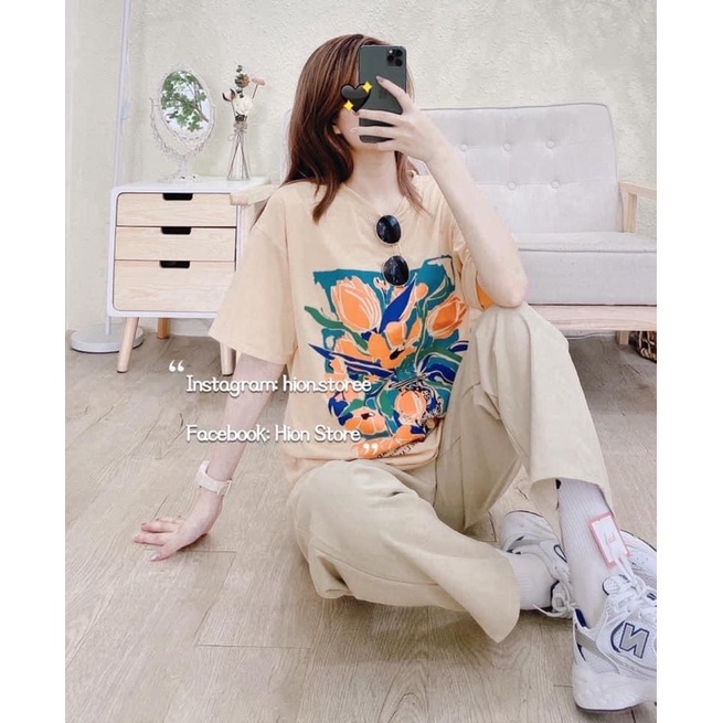 [RẺ VÔ ĐỊCH] Áo Thun Hiệu Unisex Form Rộng Tay Lỡ Siêu Hot