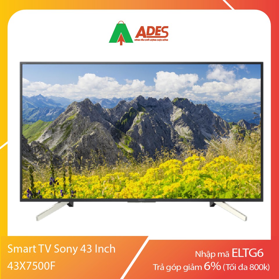 [Mã 154ELSALE2 giảm 7% đơn 300K] Smart TV Sony 43 inch 43x7500f