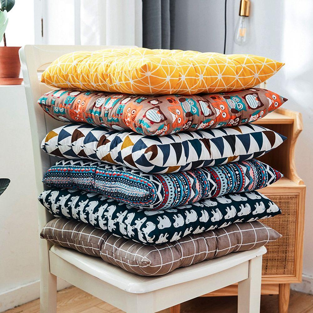 Đệm Lót Ghế Ngồi Văn Phòng 40 * 40cm In Họa Tiết Hoạt Hình Dễ Thương