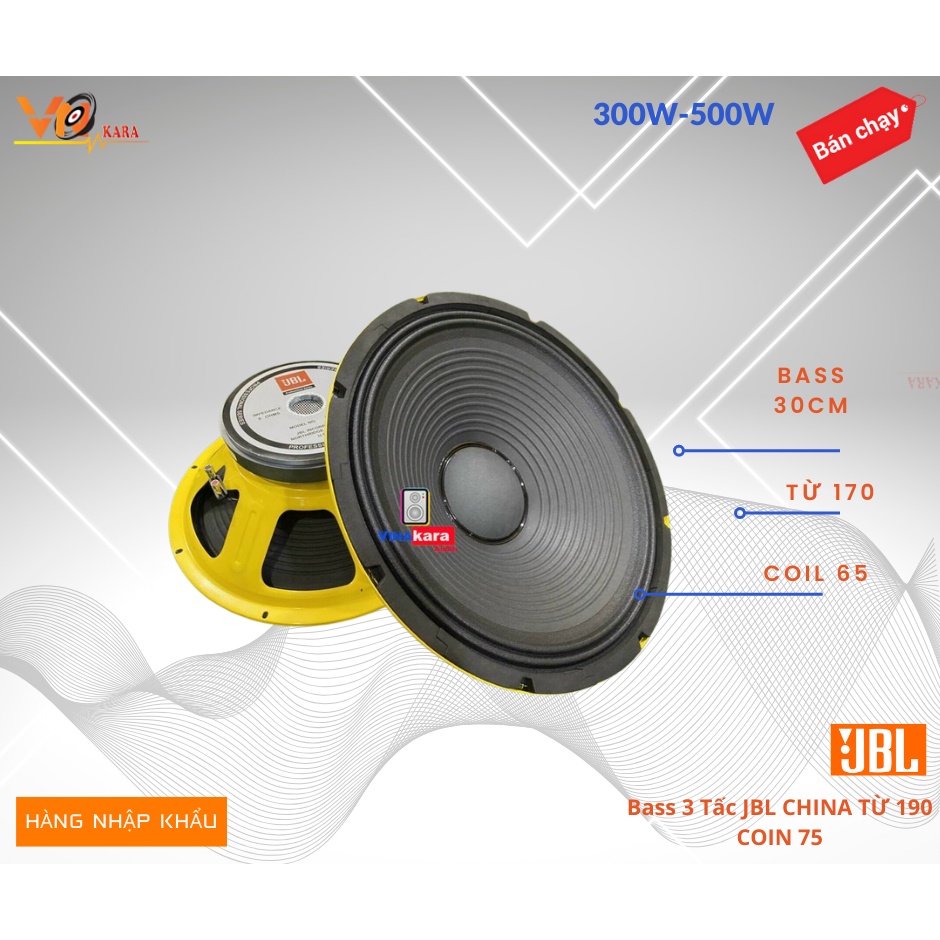 Bass 3 Tấc JBL CHINA TỪ 190 COIN 75 chất lượng, âm thanh ấm, đánh lực, tiếng bay đi xa dành cho karaoke