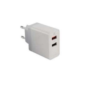 Củ sạc nhanh EU 2 cổng QC3.0 5V-2.4A- Hàng chính hãng DEVIA