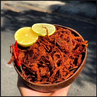 Khô bò sợi lon 300gr có bán sỉ hàng ngon nhà làm
