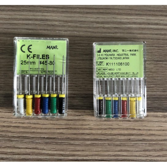 Tệp K File / Spreaders / Pluggers Bahan Nickel Titan