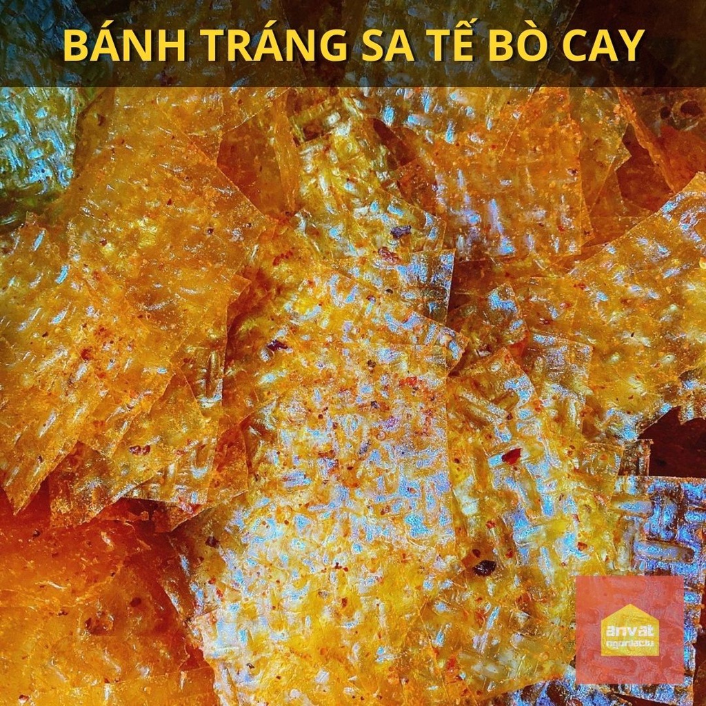 Bánh tráng sa tế sốt bò cay (cay nhiều) - Đặc sản Tây Ninh, bánh tráng Tây Ninh giá xưởng