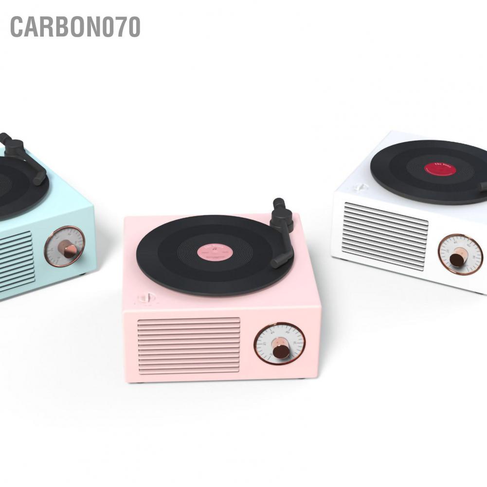 Carbon070 Carbon070 Loa Bluetooth nhỏ không dây di động kiểu cổ điển cải tiến với âm trầm phong phú và thanh HD