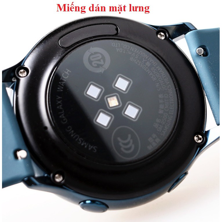 Miếng dán đồng hồ thông minh Samsung Galaxy Watch Acitve, Watch Active 2 chính hãng Gor chống bám vân tay